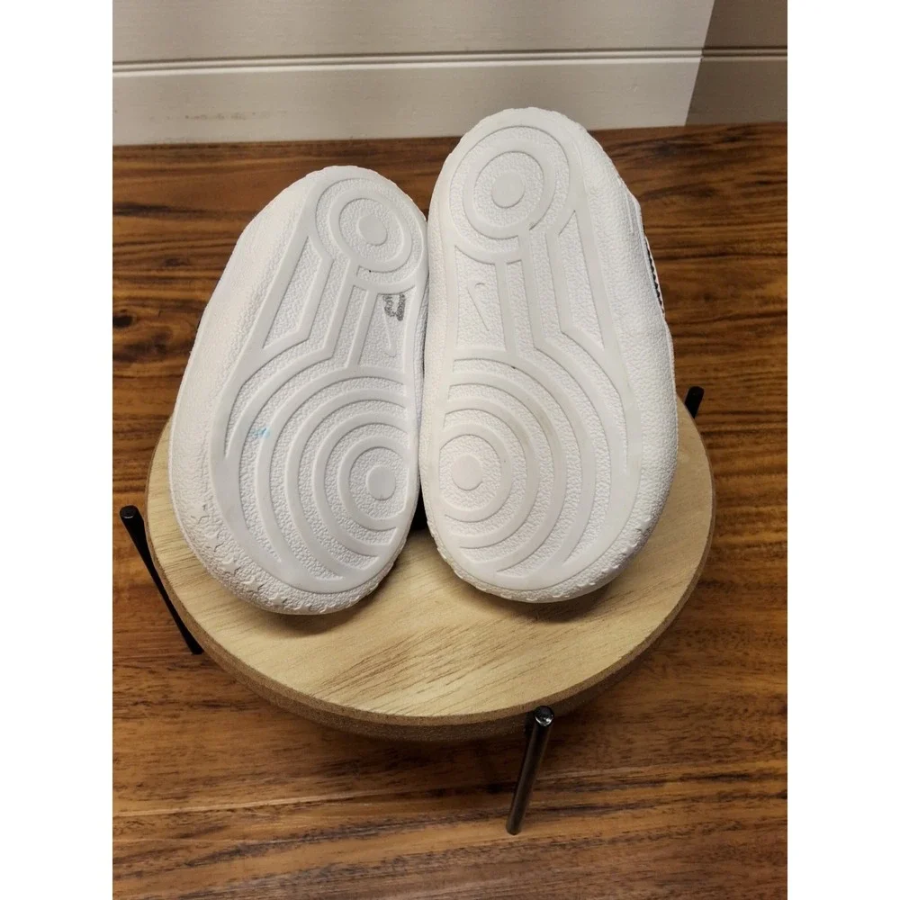 Nike Force 1 SE Booties Oregon Peace Sign Navy Blue White Crib Shoes 3C DB4078